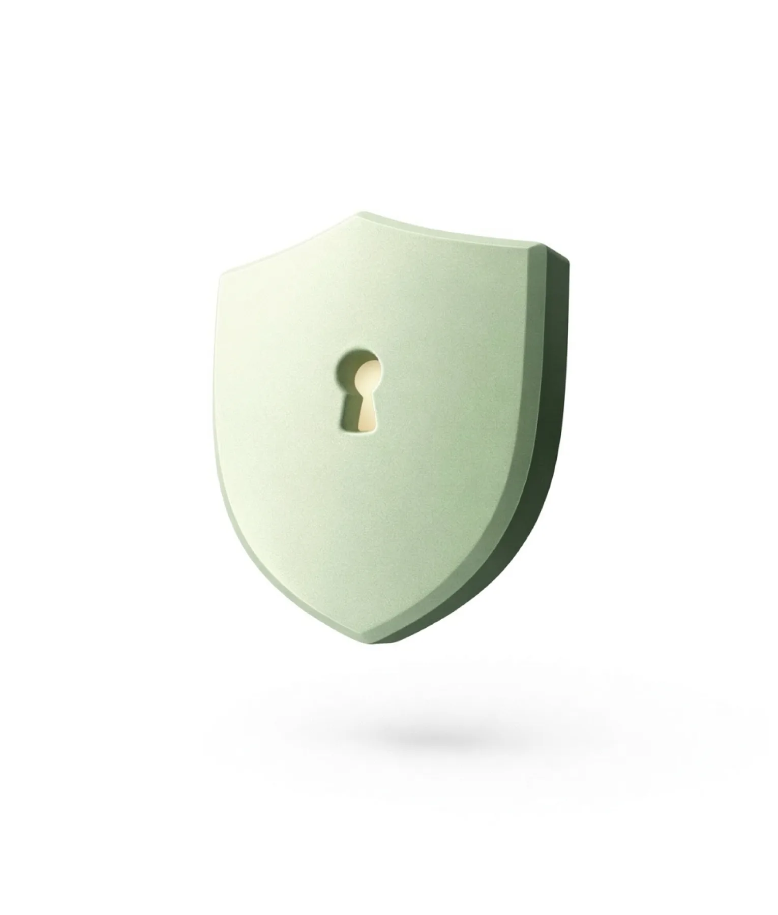 Shield representing non-custodial key security